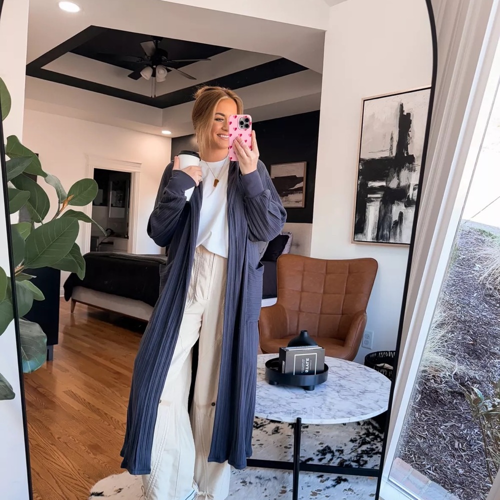 Sale!! New free people Good Feels Maxi Cardigan